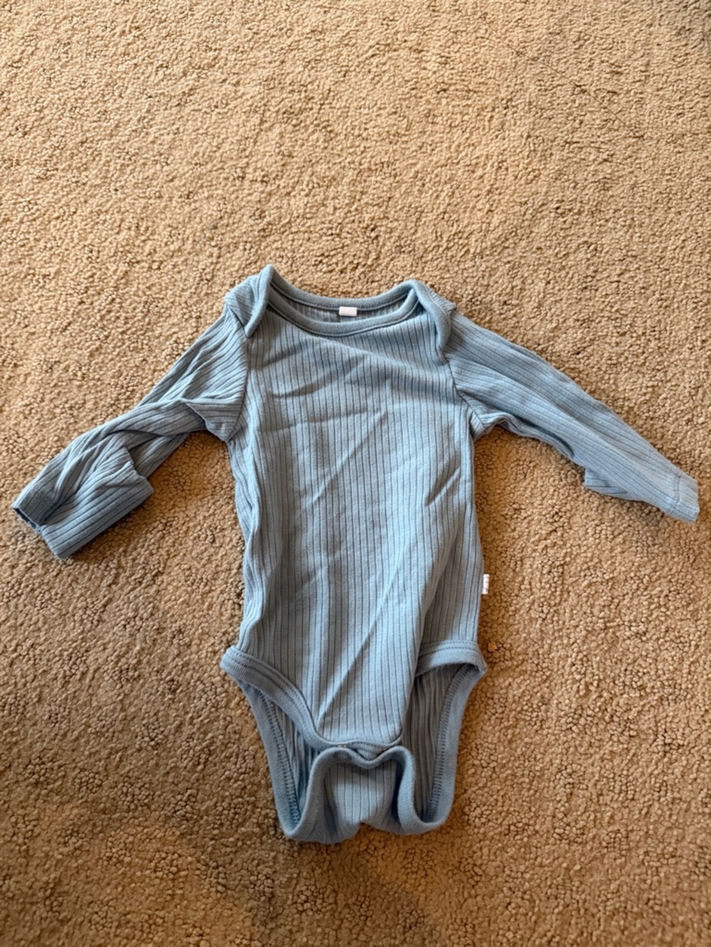 Mori Long-Sleeve Ribbed One-Piece Bodysuit
